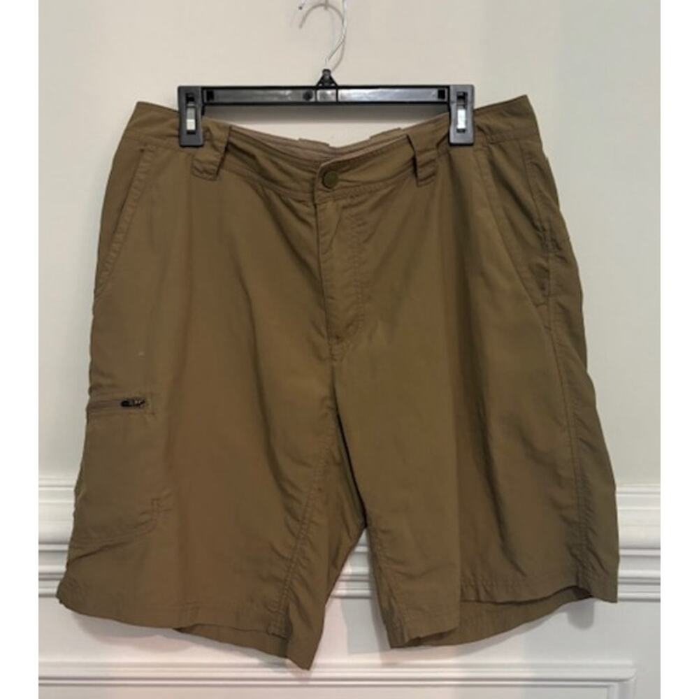Marmot Shorts Mens Size 36 Khaki Cargo Outdoors Hiking Gorp Core 10" Inseam